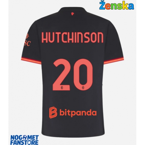 AC Milan Omari Hutchinson #20 Rezervni Dres za Ženska 2026-27 Kratak Rukav
